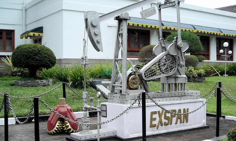 Patung Exspan di Museum Geologi Bandung