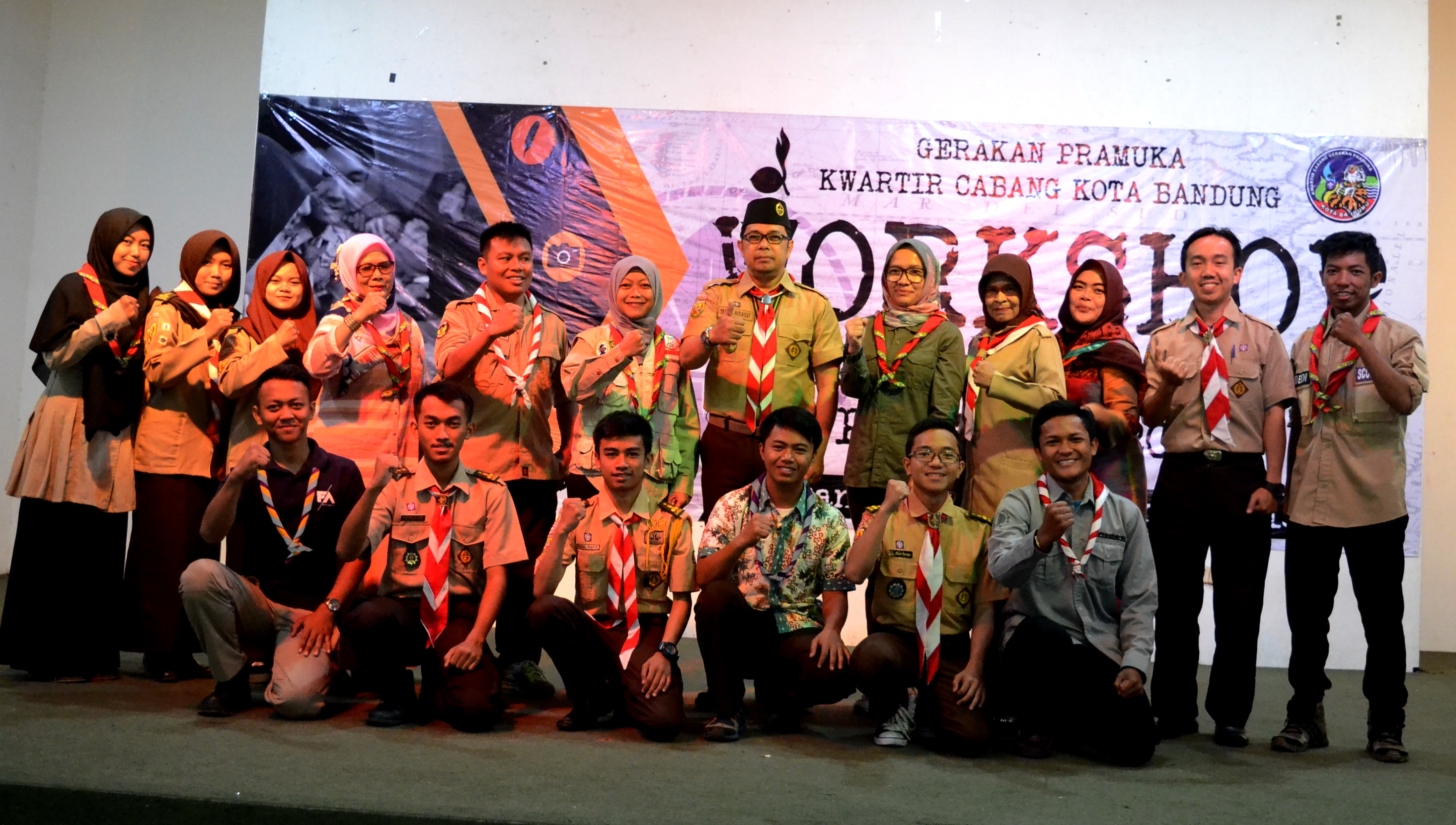 Sekretaris Kwarcab Pramuka Kota Bandung Buka Workshop Pemberitaan Pramuka