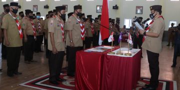 Pengukuhan Pengurus Kwartir Cabang Wajo Masa Bakti 2020-2025