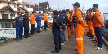 Pramuka Pontianak Timur Ikut Pencarian Korban Kapal Tenggalam di Pesisir Kalbar