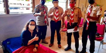 Ketua Kwarda Sulut Donor Darah, Ini Wujud Nyata Pengamalam Satya dan Darma Pramuka