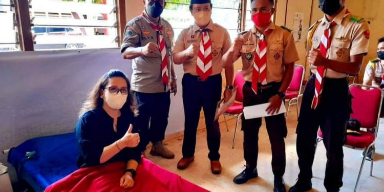 Ketua Kwarda Sulut Donor Darah, Ini Wujud Nyata Pengamalam Satya dan Darma Pramuka