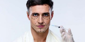 Operasi plastik laki-laki (ilustrasi).