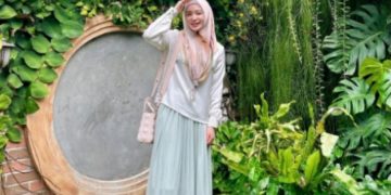 Rok plisket untuk lebaran.