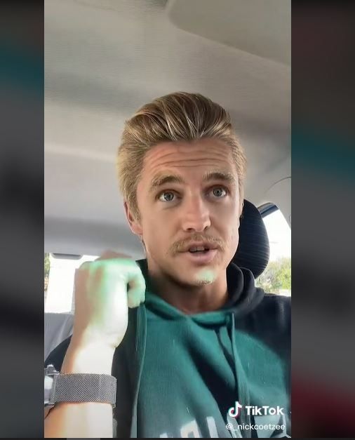 Diklaim Bisa Atasi Rambut Rontok, Pria Ini Sudah 6 Tahun Tidak Keramas (tiktok.com/_nickcoetzee)