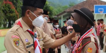 Pelantikan pramuka garuda SMPN 2 Punggelan