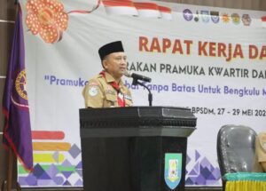 Ketua Kwarda Bengkulu, Kak Drs. Hamka Sabri, M.Si,