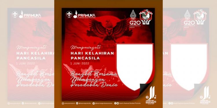 Twibbon Hari Lahir Pancasila.