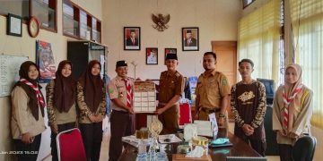 Kunjungan awal tahun 2023 Kwarran Rengat Barat