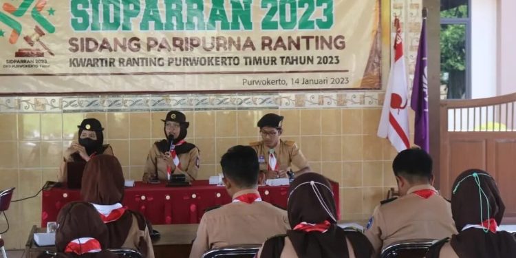 Sidang Paripurna Ranting Purwokerto Timur.