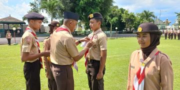 Saka Wira Kartia Pangkalan Kodim 0701/Banyumas Gelar Binsar Calon Anggota
