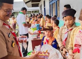 Gudep SDN 005 Tambusai Utara Gelar Pesta Siaga
