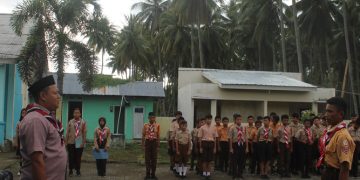 Gudep SMP Negeri 2 Tutuyan, Kwarda Sulawesi Utara Mengadakan Upacara dalam Rangka Hari Baden-Powell
