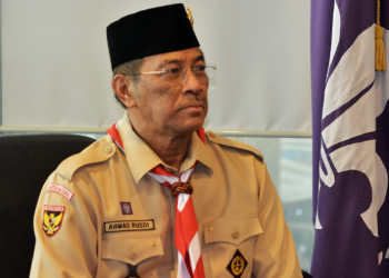 Kak Ahmad Rusdi, Wakil Ketua Kwarnas/Ketua Komisi Kerjasama Dalam dan Luar Negeri.