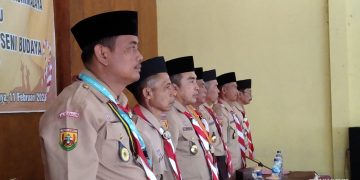 Kak Muhammad Zen Ketua Kwarcab Tasikmalaya bersama jajaran.