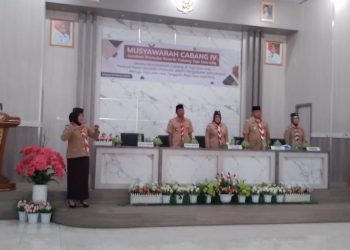Ketua Kwarda Sulteng Buka Musyawarah Cabang IV Gerakan Pramuka Tojo Una Una