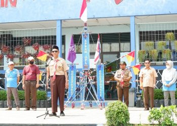 Tingkatkan Kualitas, Pramuka SMPN 1 Parung panjang adakan Kenaikan Tingkat