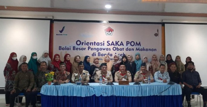 Perkuat Kemitraan, BPOM Gandeng Kwarda Aceh Bina Saka POM