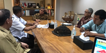 Tim Kwarnas Gerakan Pramuka mengadakan audiensi dengan Dirjen Kebudayaan di Gedung Kemendikbudristek