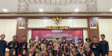 Diksar Saka Bhayangkara Angkatan IX Polres Cabang Bone Tahun 2023