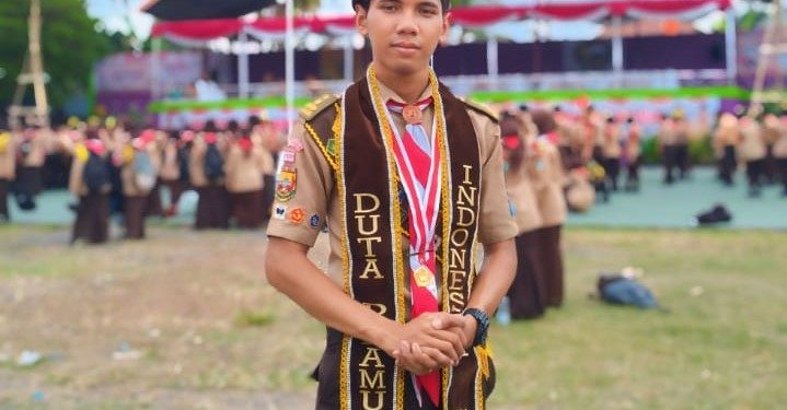 Kelin Duta Pramuka 2024 Perwakilan Anjangsana Kontingen Cirebon di Raida Jabar ke-14