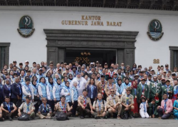Foto Bersama pertemuan kepanduan senior se-Asia Pasifik. (.ist)